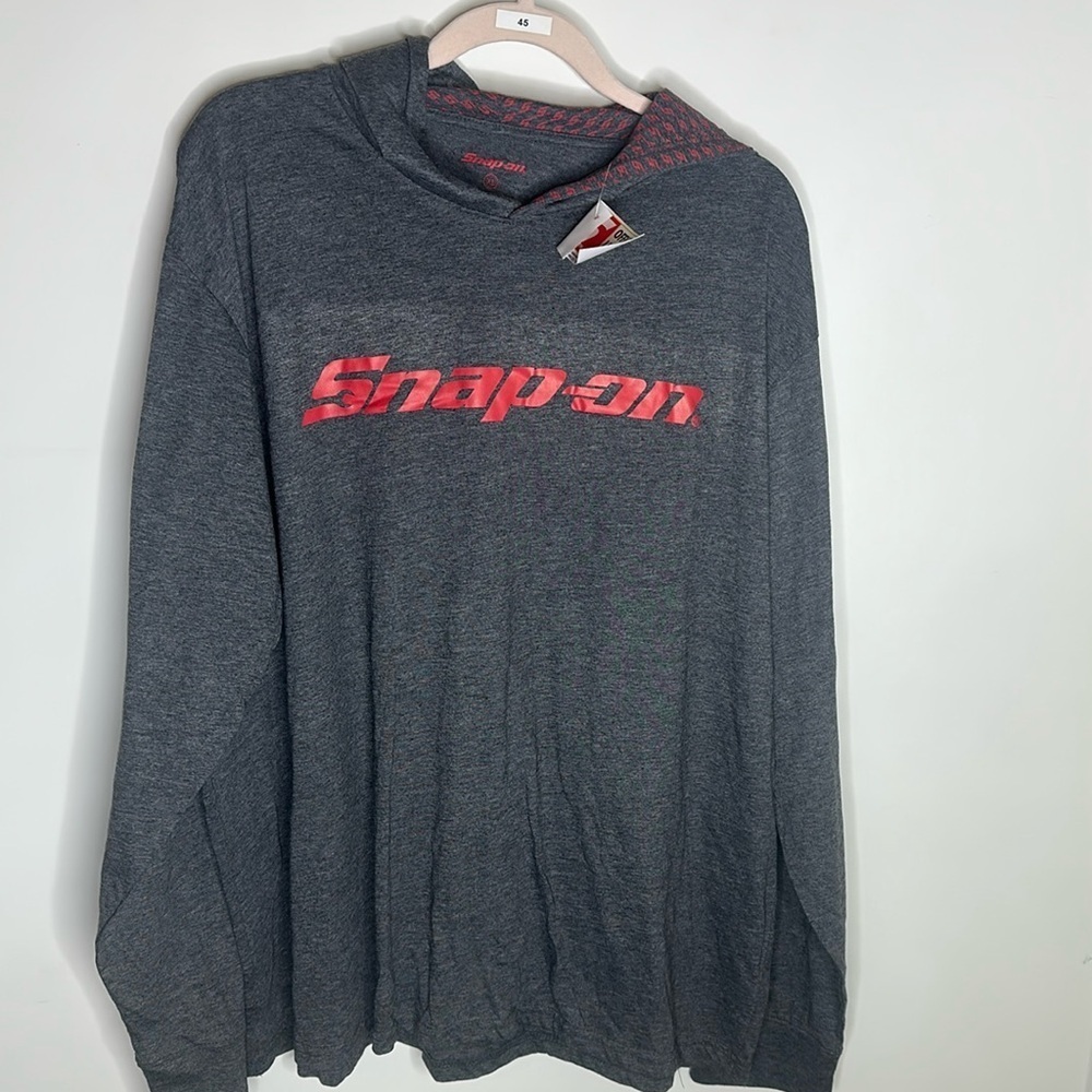 Snap-on Tools Long sleeve hooded shirt NWT XL